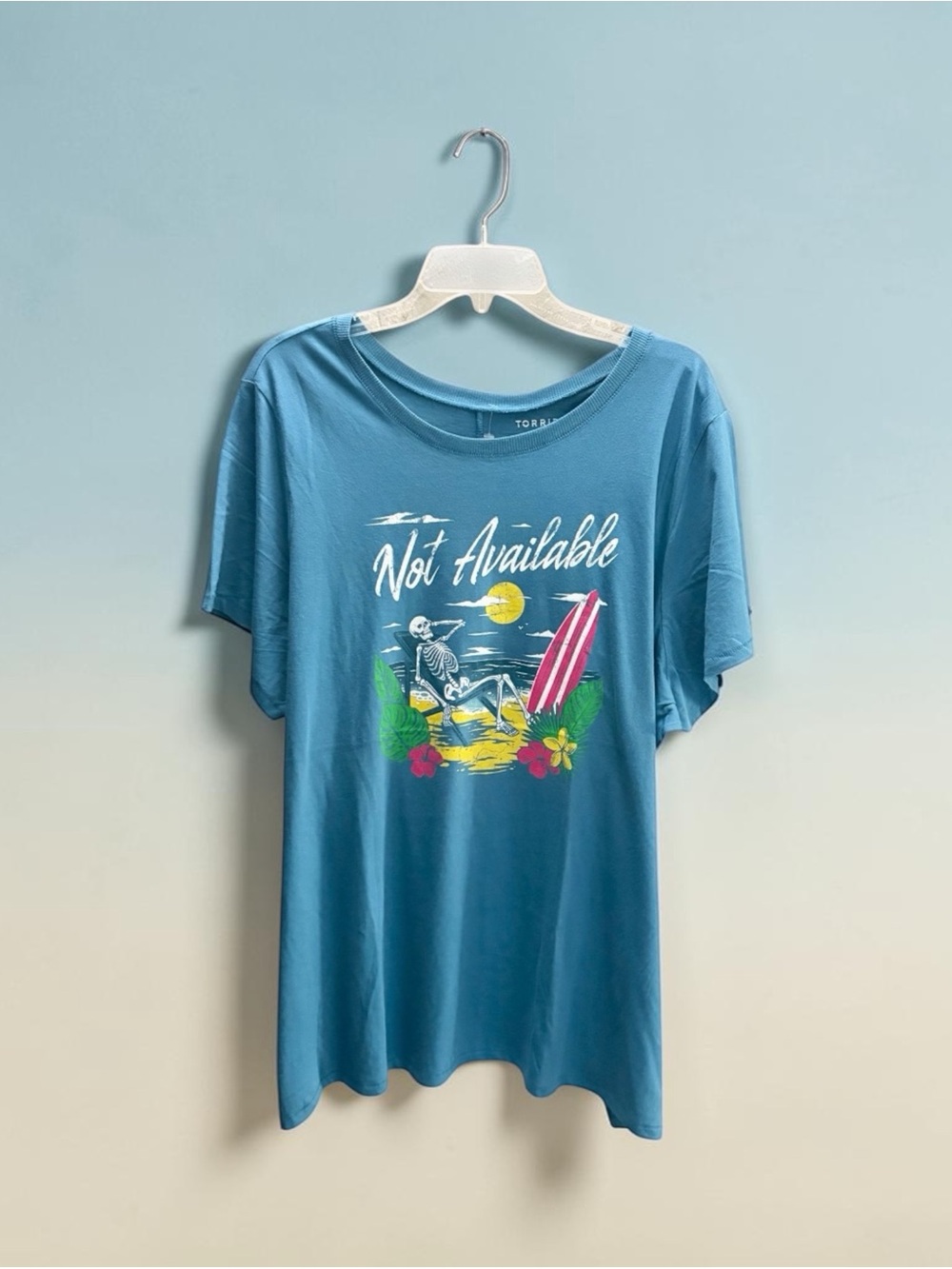 New Torrid Classic Fit Graphic T-shirt Tee Not Available Skeleton Beach 3 3X